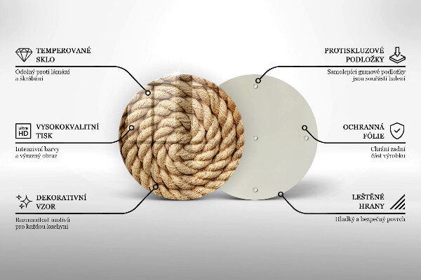 Deska kuchenna Gruba lina sznur