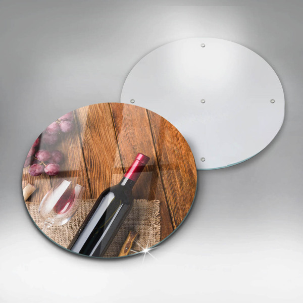 Deska kuchenna Butelka czerwonego wina