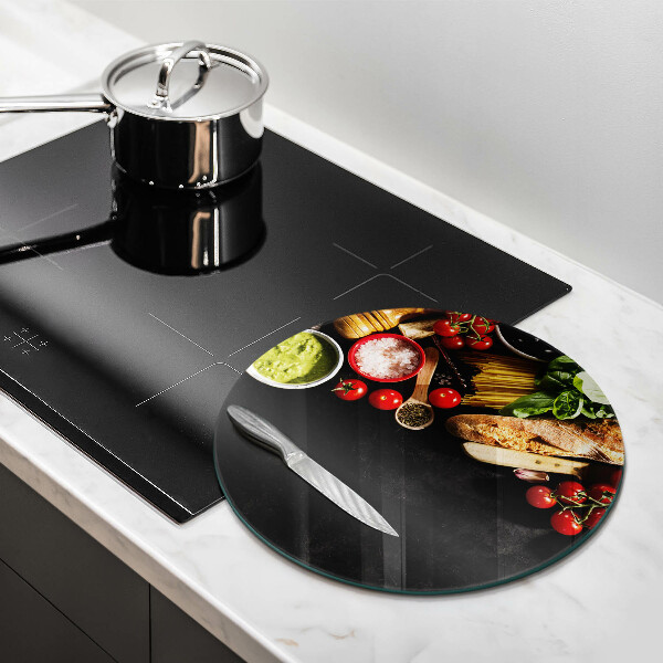 Deska kuchenna Włoskie składniki i przyprawy