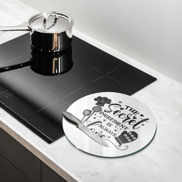 Deska kuchenna Napis, sentencja