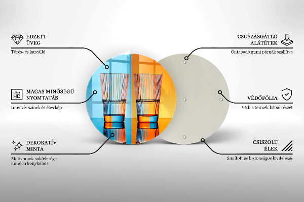 Deska kuchenna Dwie szklanki wody