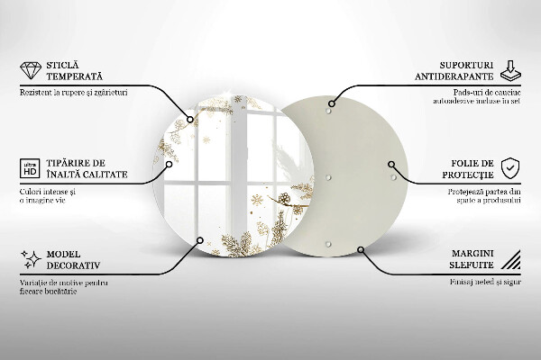 Deska kuchenna Zimowe dekoracje