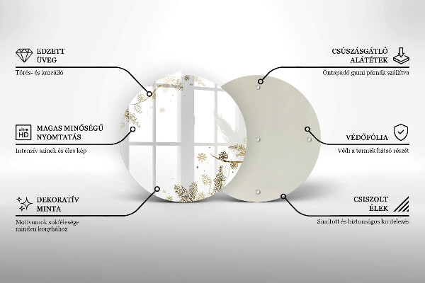 Deska kuchenna Zimowe dekoracje