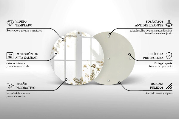 Deska kuchenna Zimowe dekoracje