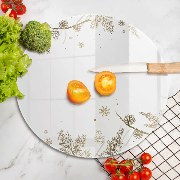 Deska kuchenna Zimowe dekoracje