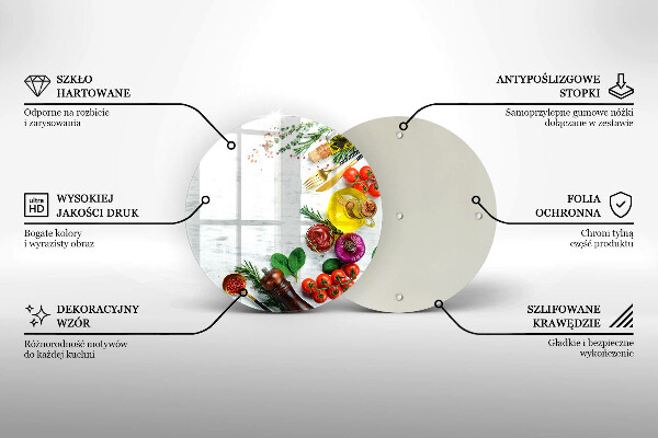 Deska kuchenna Warzywa i przyprawy