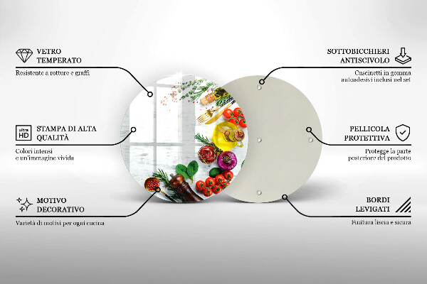 Deska kuchenna Warzywa i przyprawy