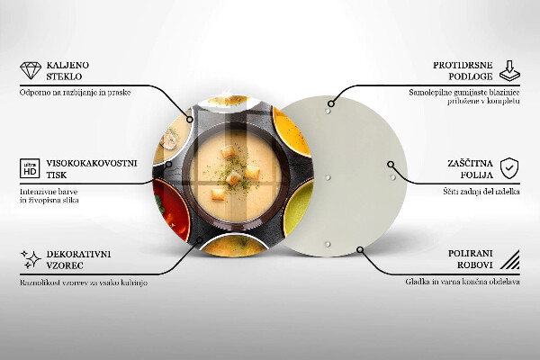 Deska kuchenna Kolorowe zupy