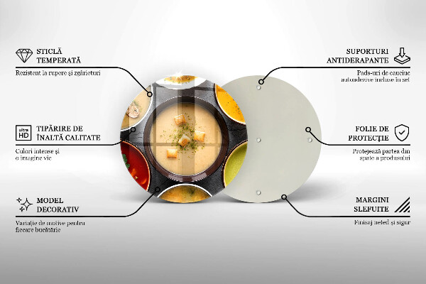Deska kuchenna Kolorowe zupy
