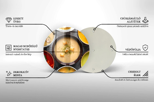 Deska kuchenna Kolorowe zupy
