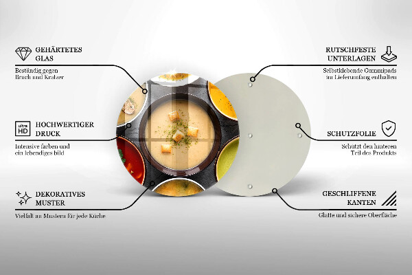 Deska kuchenna Kolorowe zupy