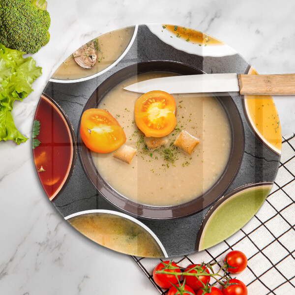 Deska kuchenna Kolorowe zupy