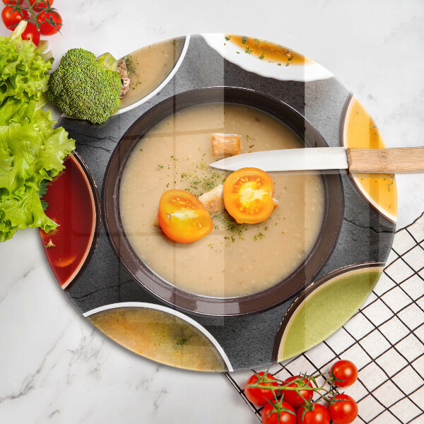 Deska kuchenna Kolorowe zupy