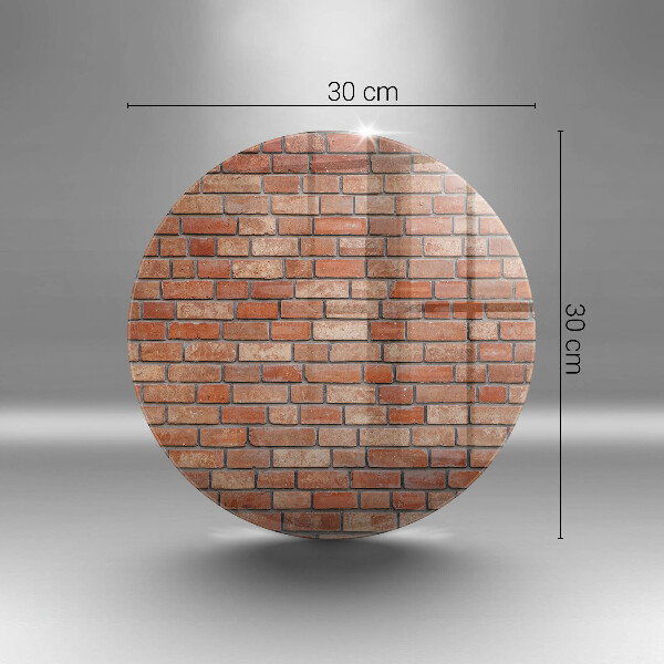 Deska kuchenna szklana Ceglana ściana mur