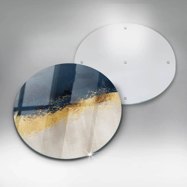 Deska kuchenna szklana Abstrakcja złoto