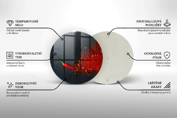 Deska kuchenna szklana Papryka chili