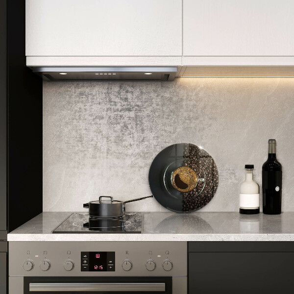 Deska kuchenna szklana Kawa i ziarna