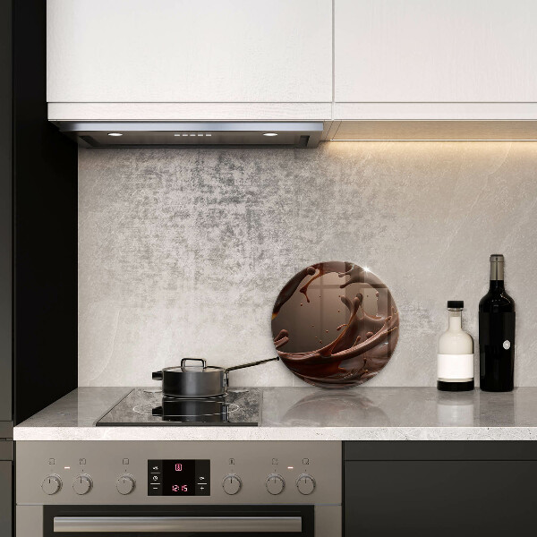 Deska kuchenna szklana Płynna czekolada