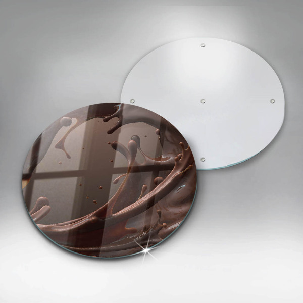 Deska kuchenna szklana Płynna czekolada