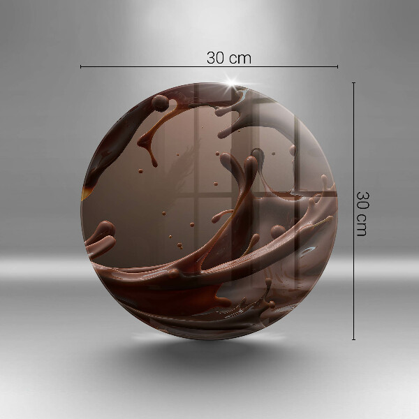 Deska kuchenna szklana Płynna czekolada