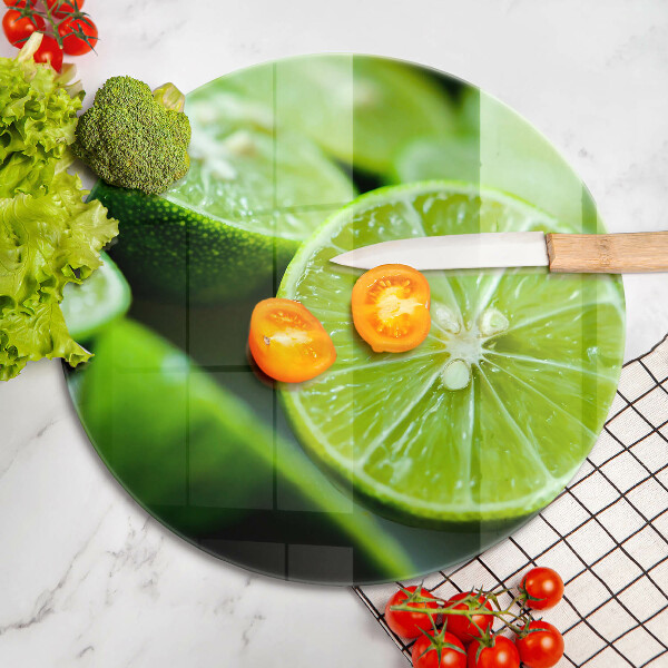 Deska kuchenna szklana Cytrusy limonki