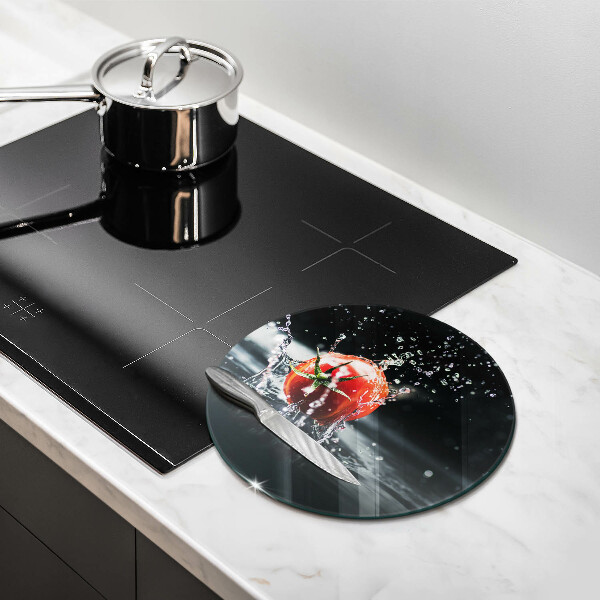 Szklana deska kuchenna Pomidor w wodzie