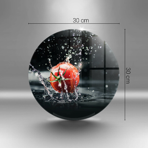 Szklana deska kuchenna Pomidor w wodzie