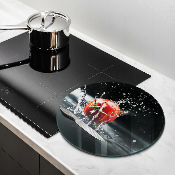 Szklana deska kuchenna Pomidor w wodzie