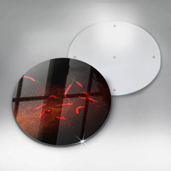 Szklana deska kuchenna Ostre papryczki chili