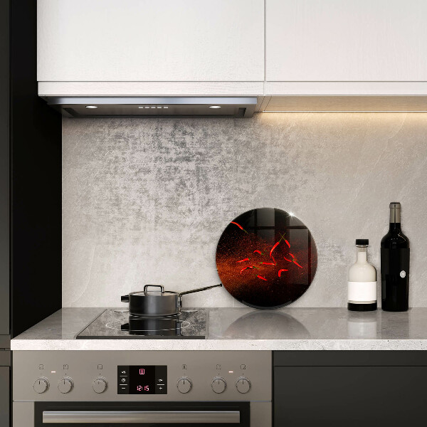 Szklana deska kuchenna Ostre papryczki chili