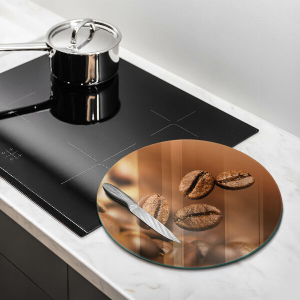 Szklana deska kuchenna Ziarna kawy
