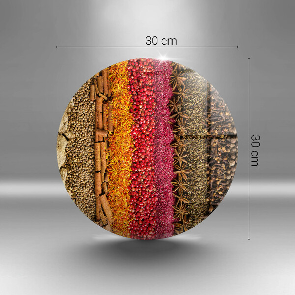 Szklana deska kuchenna Kolorowe przyprawy