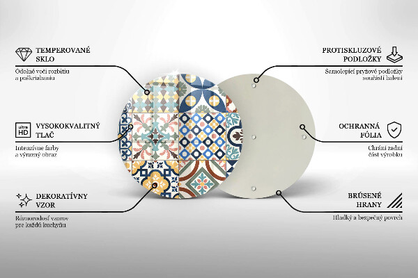 Deska kuchenna szklana Ozdobne płytki kafelki