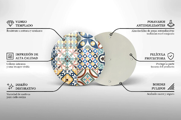 Deska kuchenna szklana Ozdobne płytki kafelki