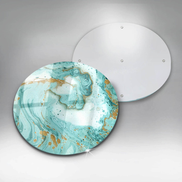 Deska kuchenna szklana Błękitna abstrakcja