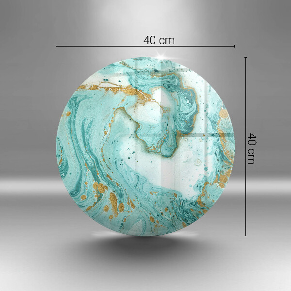 Deska kuchenna szklana Błękitna abstrakcja