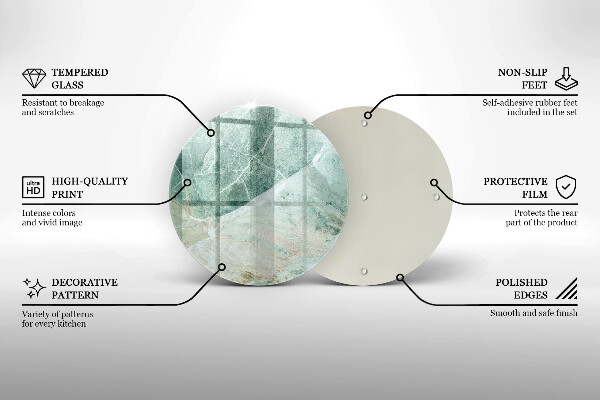 Deska kuchenna szklana Struktura kamień