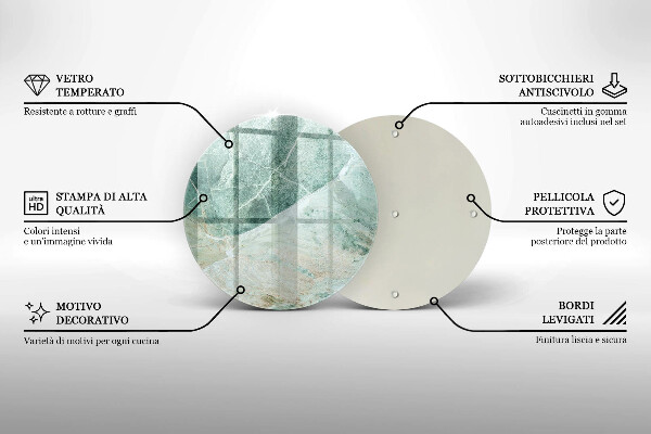 Deska kuchenna szklana Struktura kamień