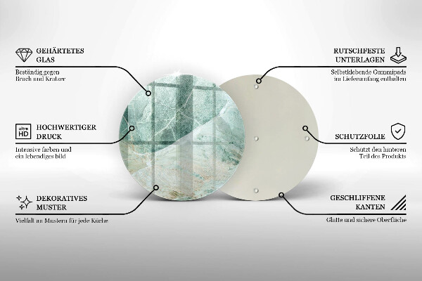 Deska kuchenna szklana Struktura kamień