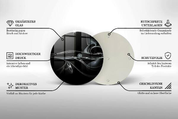 Deska kuchenna szklana Abstrakcja nowoczesna