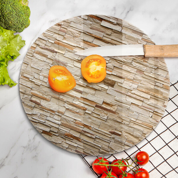 Deska kuchenna szklana Tekstura ozdobne kamienie