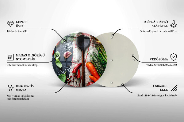 Deska kuchenna szklana Kuchnia jedzenie