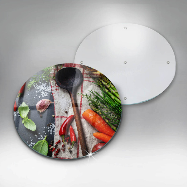 Deska kuchenna szklana Kuchnia jedzenie