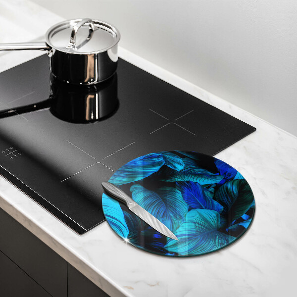 Deska kuchenna szklana Liście roślinność dżungli