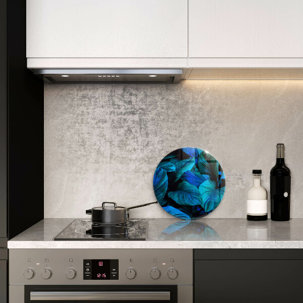 Deska kuchenna szklana Liście roślinność dżungli