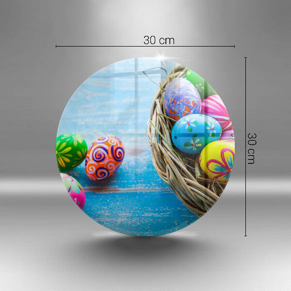 Deska kuchenna szklana Wielkanocne jajka pisanki