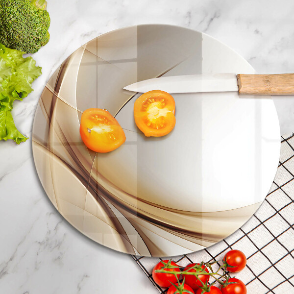 Deska kuchenna szklana Abstrakcja kształty