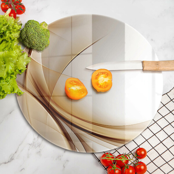 Deska kuchenna szklana Abstrakcja kształty