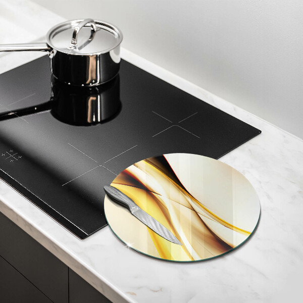 Deska kuchenna szklana Abstrakcja dym linie