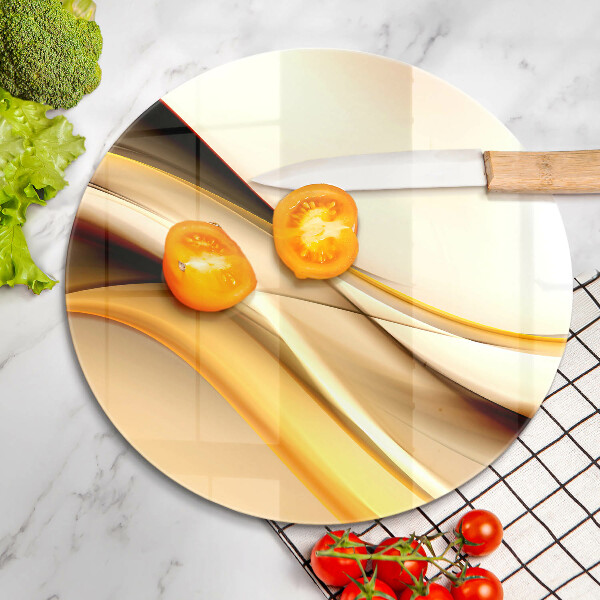 Deska kuchenna szklana Abstrakcja dym linie